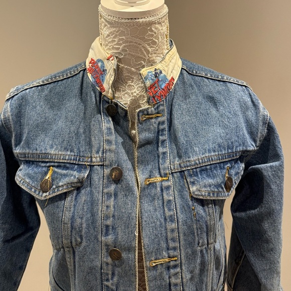 Planet Hollywood Denim Jacket Youth Sz M - Picture 4 of 6